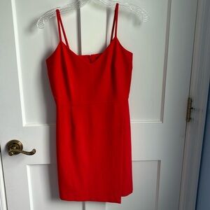 French Connection Whisper Women’s Mini Dress - size: XXS - color: red